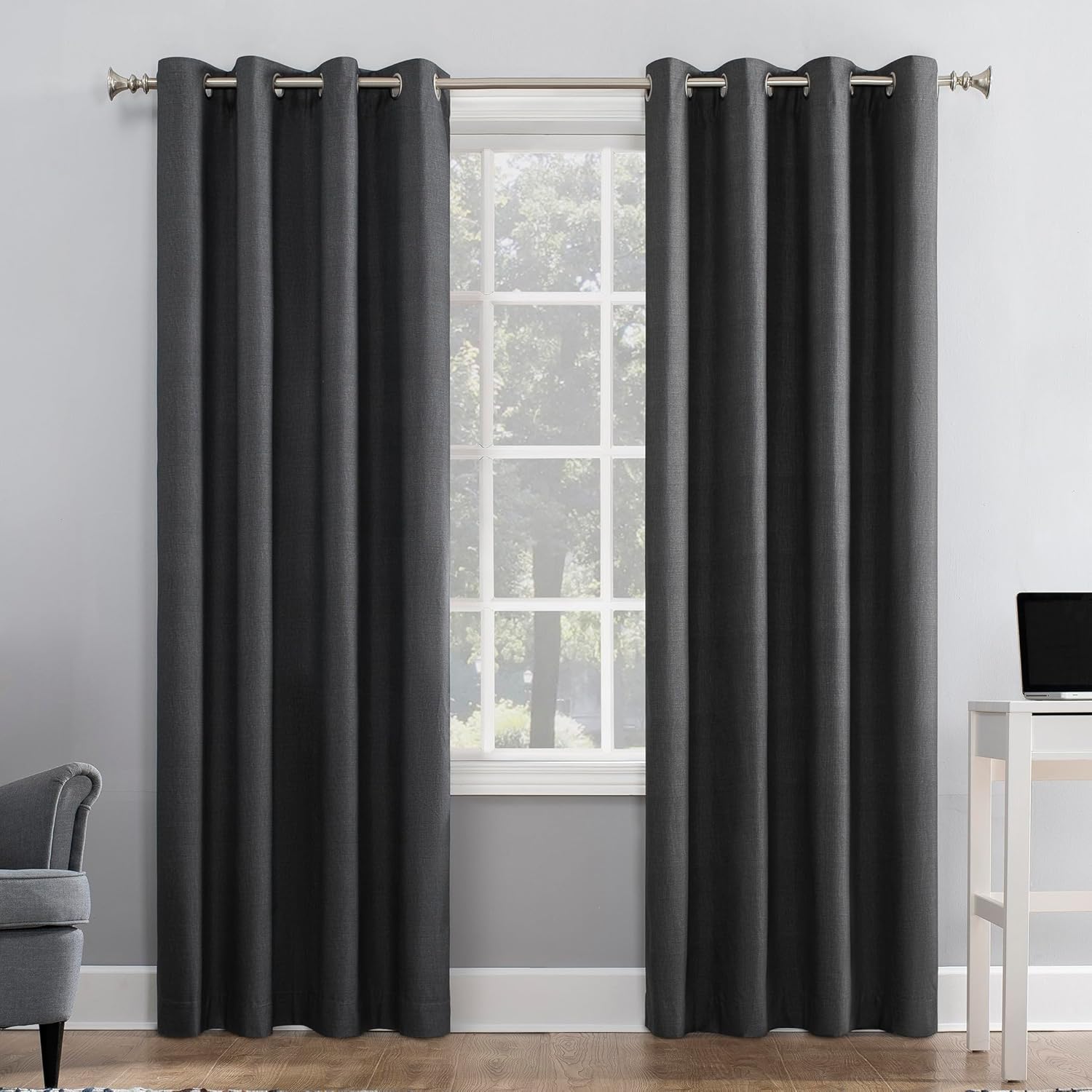 Charcoal Blackout Curtains