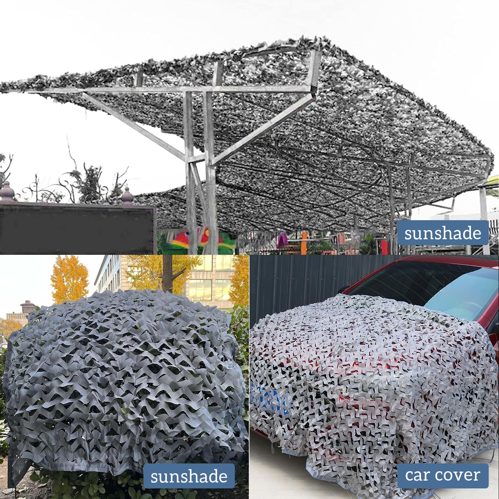 210Dting 4x18M MilitaryGrade pokrowiec na zewnątrz e polowanie kemping i akcesoria akcesoria szary kolor