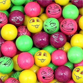 Gumballs for Gumball Machine - Emoji Bubble Gum Balls - 1 Inch Large Gumballs - Gumball Machine Refills - 2 Lb Bulk Gum fo...