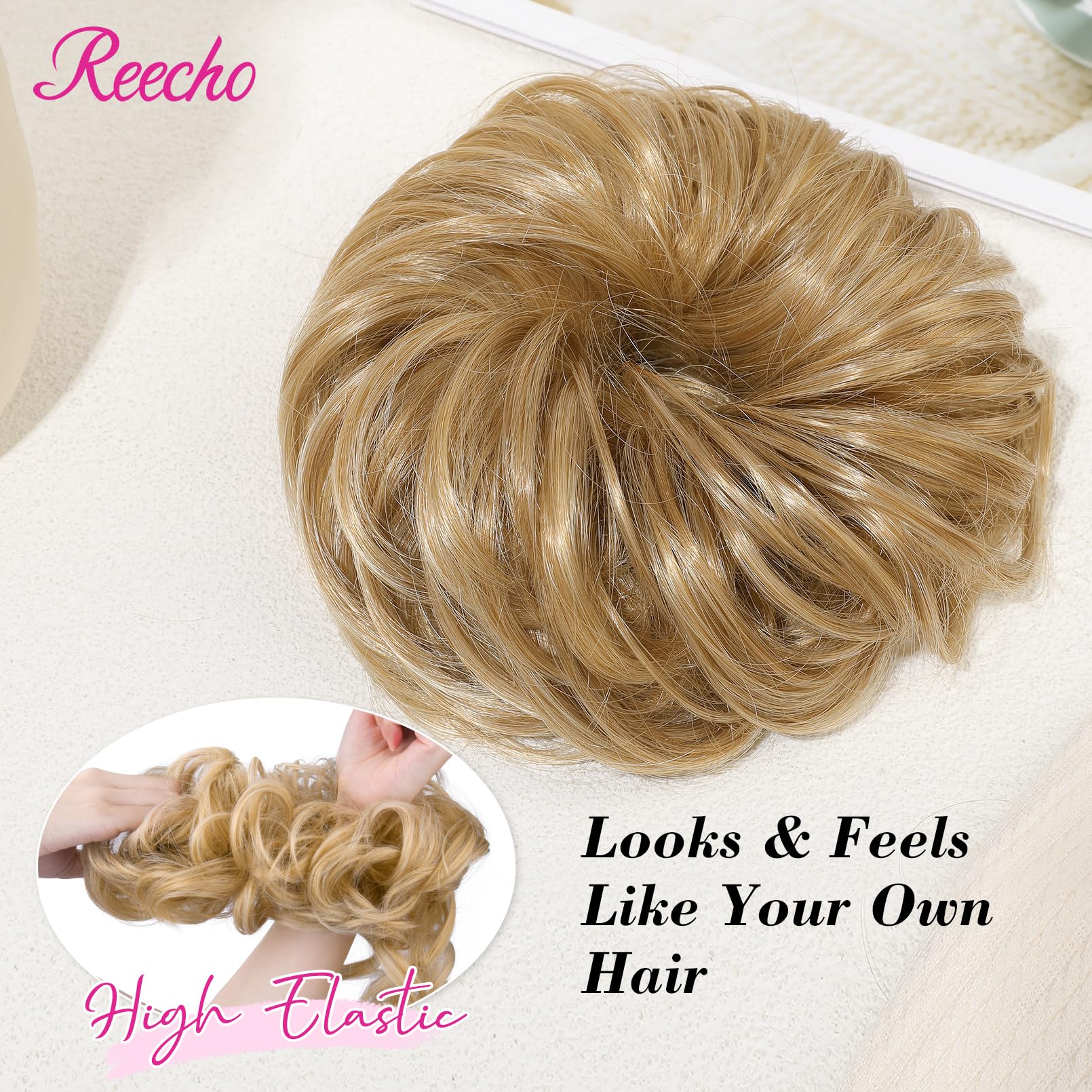REECHO Messy Bun Hair Piece - Image 3