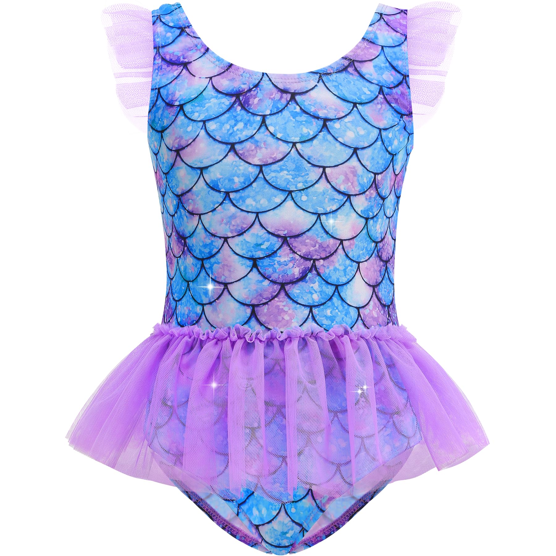 Girls One Piece Swimsuit Cute Princess Bathing Suits Beach Swimwears