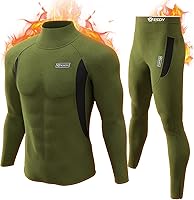 Vista 1 de romision Thermal Underwear for Men Long Johns Fleece Lined Hunting Gear Bottom Top Set Base Layer for Cold Weather XS-4XL