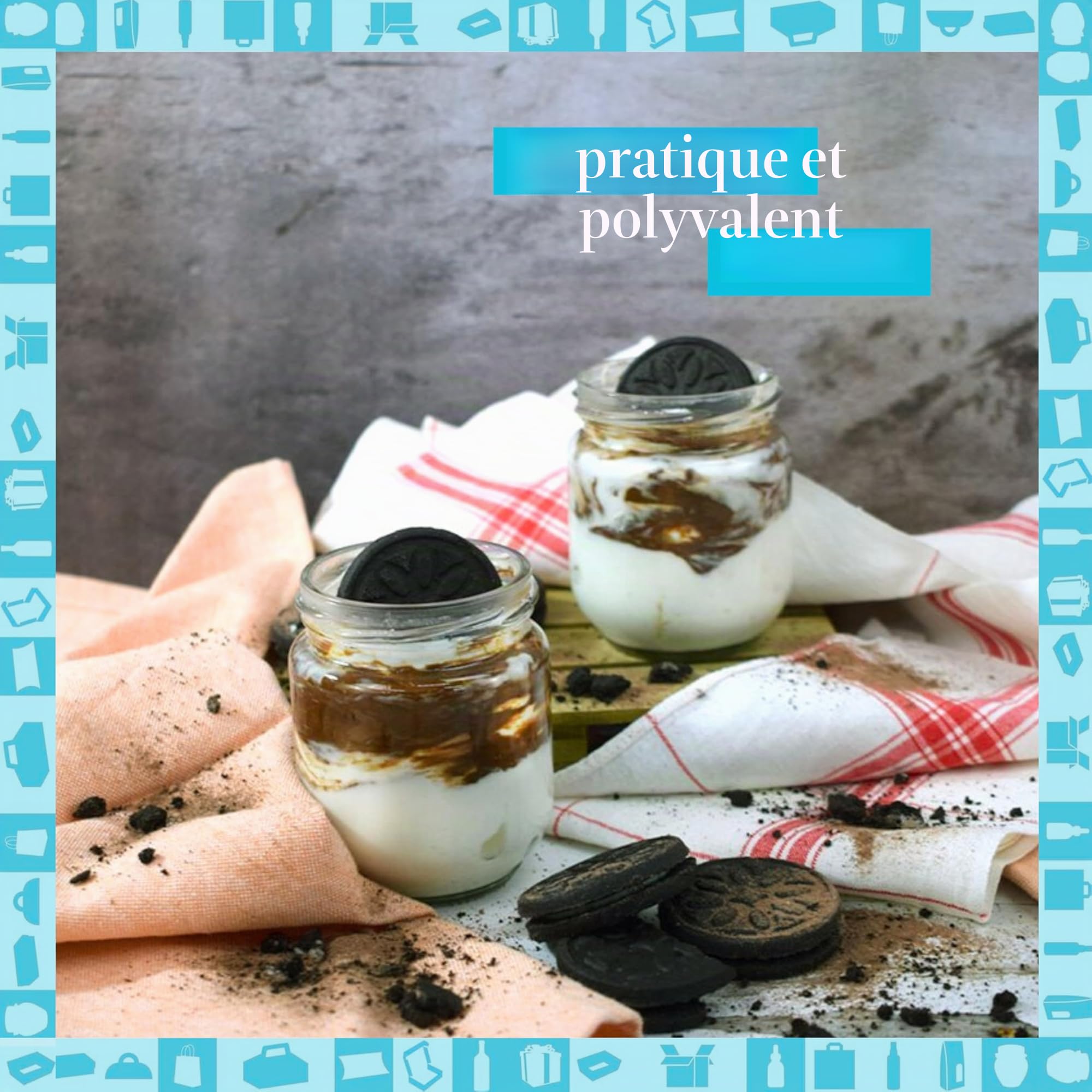 Espirito Rebelde Lot de 20 pots en verre vides avec couvercle de 130 ml avec 20 bôites en carton pour 1 pot de confiture - Inclut un couvercle à vis doré, pour confitures, conserves, miel