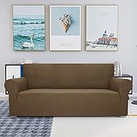 Vista 62 de JIVINER Fundas de sofá de alta elasticidad para sofás de 3 cojines, funda elástica de jacquard de 1 pieza, funda de sofá antideslizante con parte