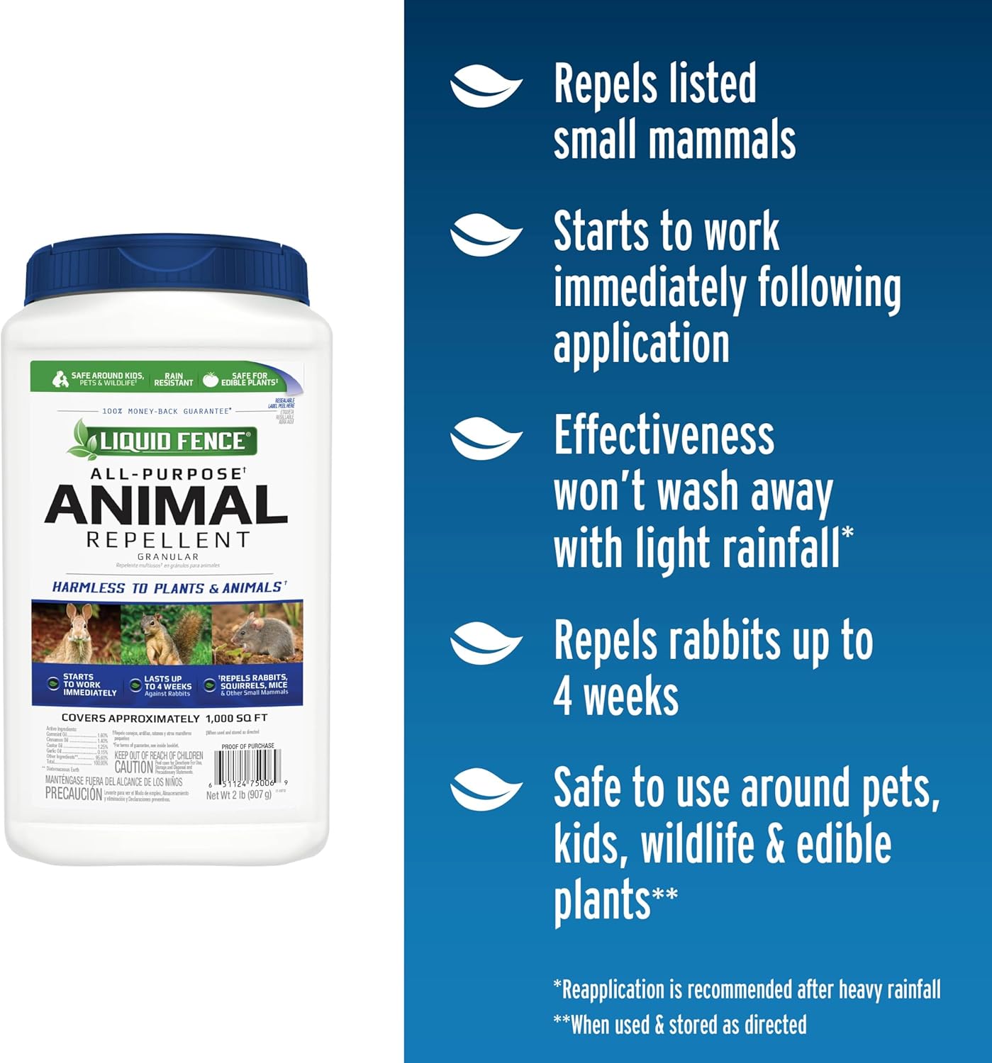 Liquid Fence Granular All-Purpose Animal Repellent