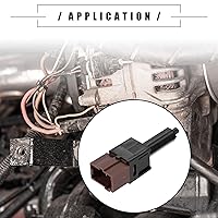 Vista 3 de Motoforti Interruptor de corte de control de crucero, conjunto de interruptor de luz de parada, para Nissan Altima 350Z Sentra Rogue, para Infiniti