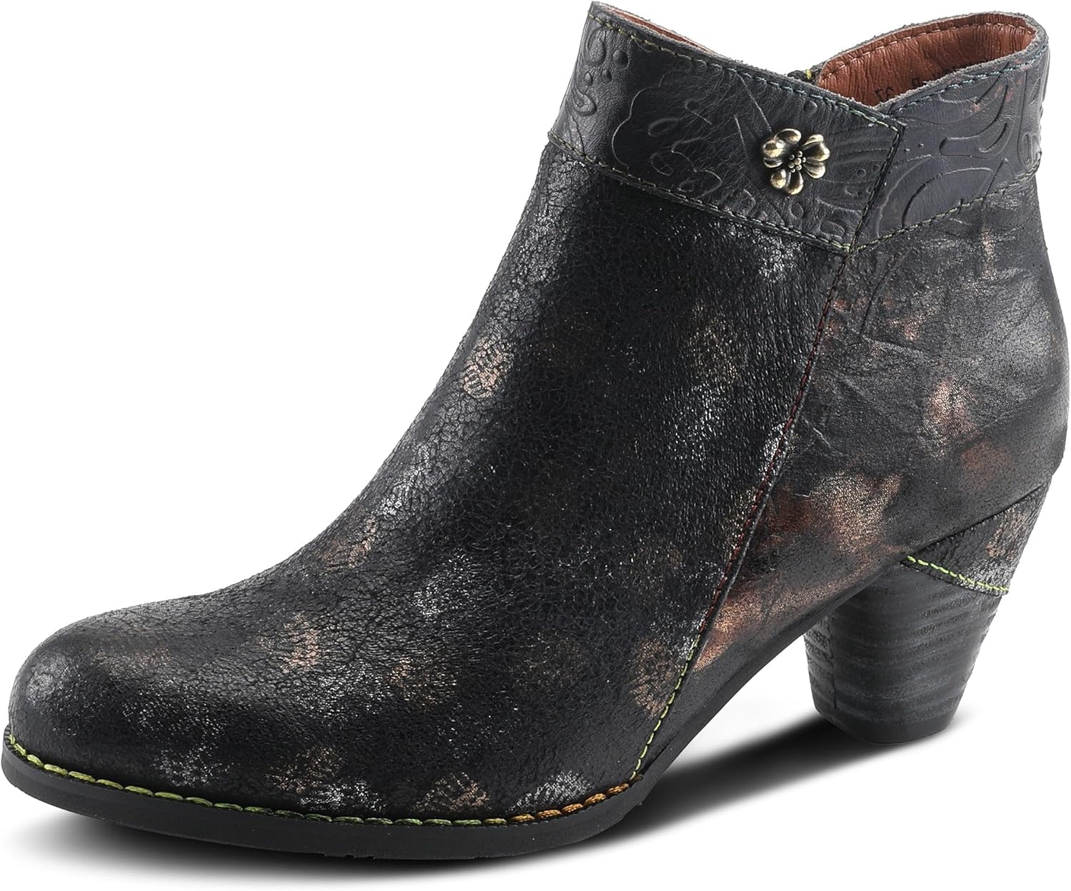 L'Artiste Bestlove Women's Leather Ankle Boots with Cushioned Comfort