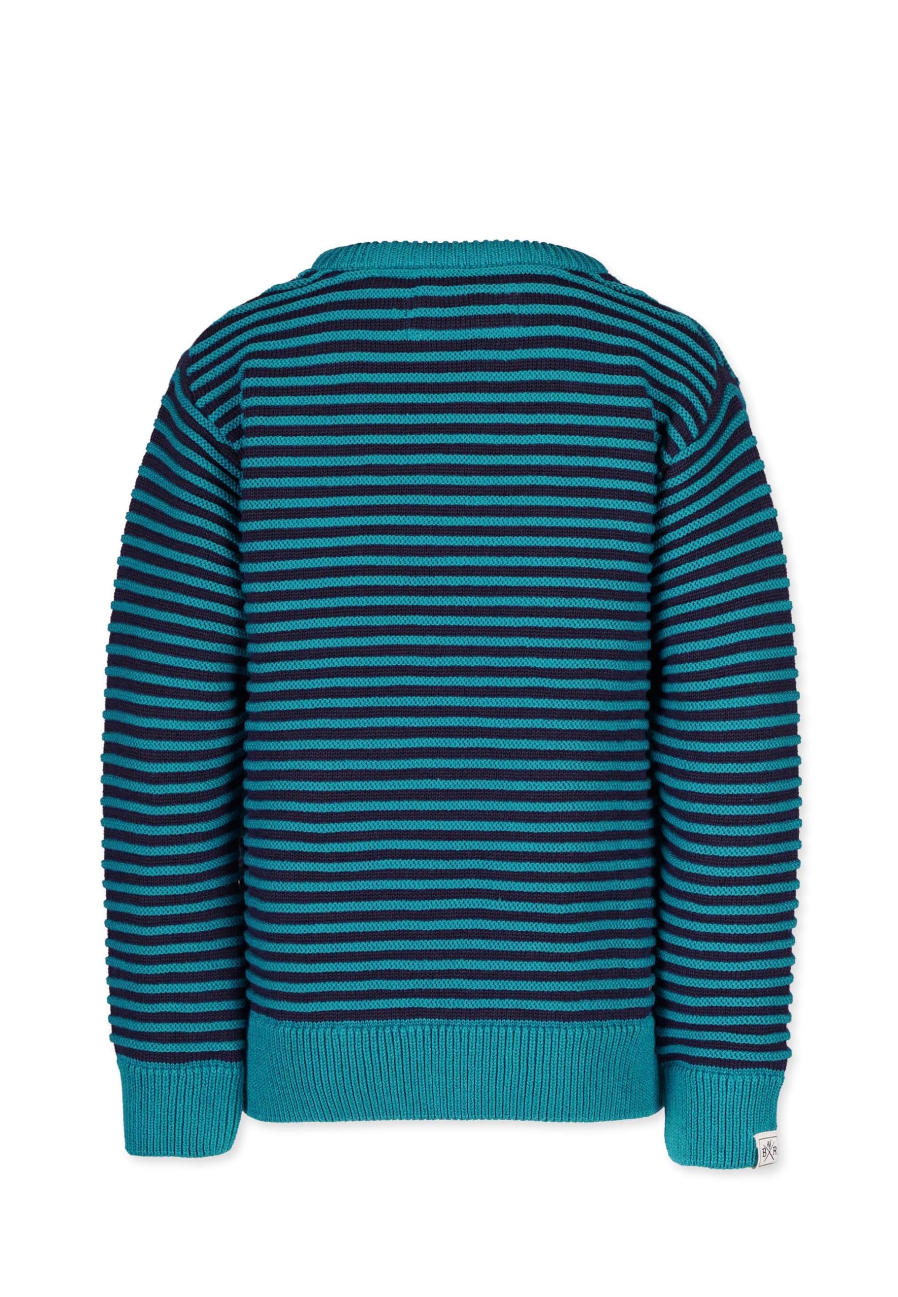 Band of Rascals Kinder Strickpullover 3D Stripe aus Bio-Baumwolle