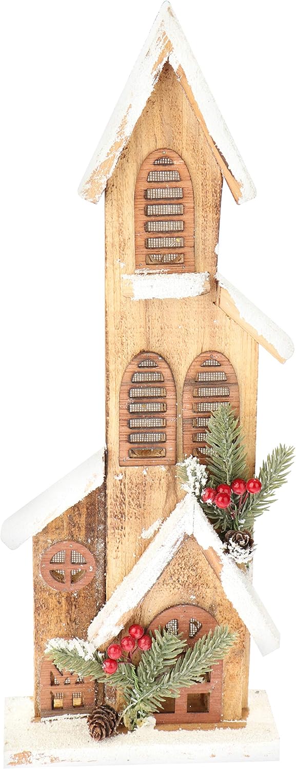 neve artificiale per il villaggio di Natale