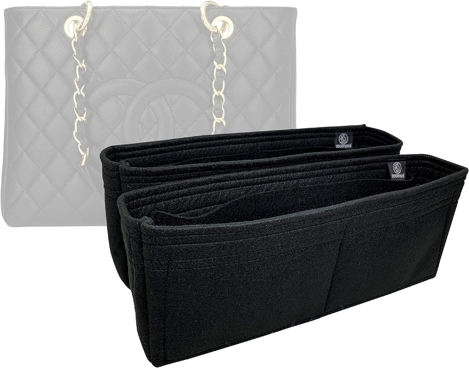 Bag Organizer for Chanel GST (Grand Shopping Tote) Insert - Premium Felt (Handmade/20 Colors)