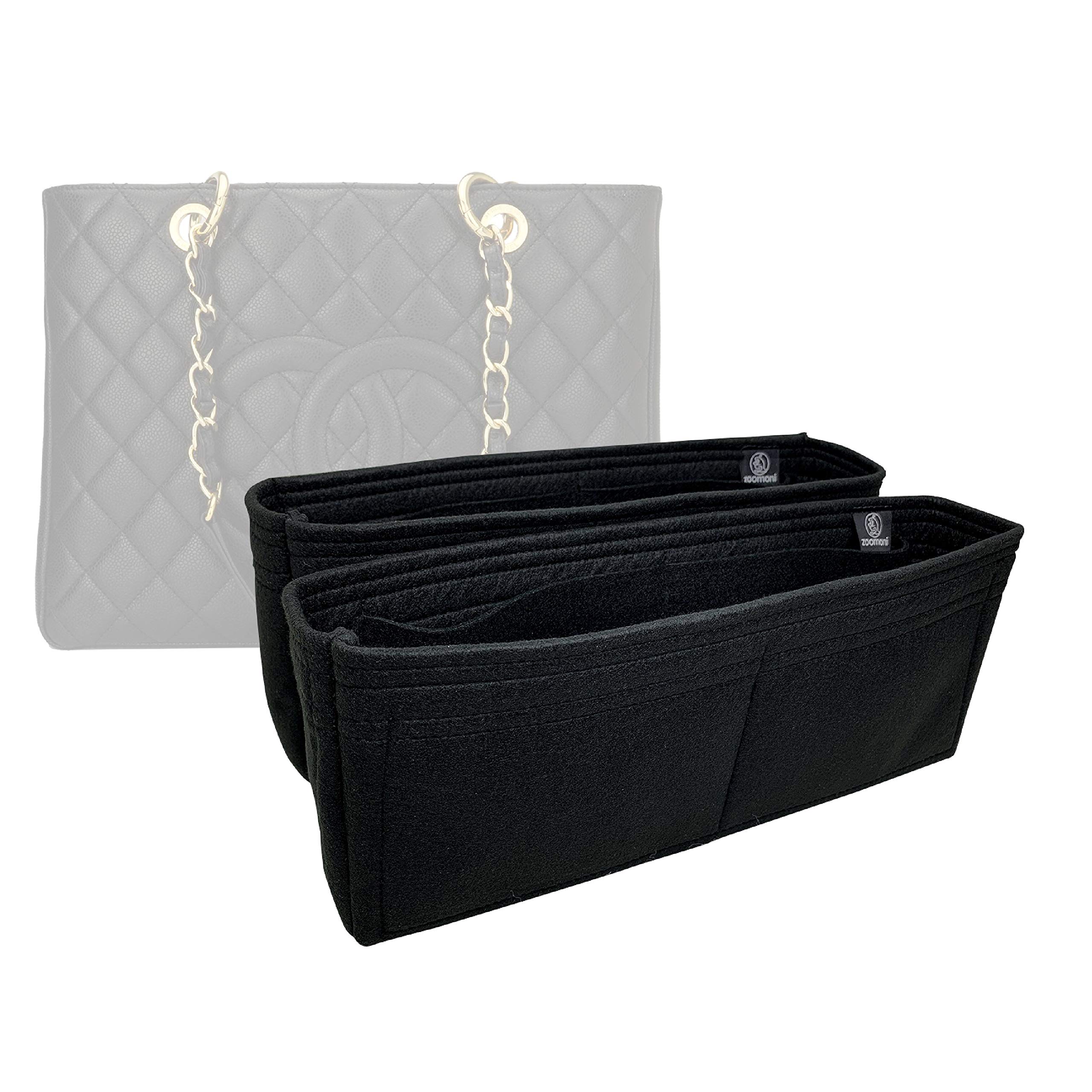 CHANEL SHOPPING BAG + Bonus Item Large shopping bag, Canvas & gold-tone metal, black  main image 4