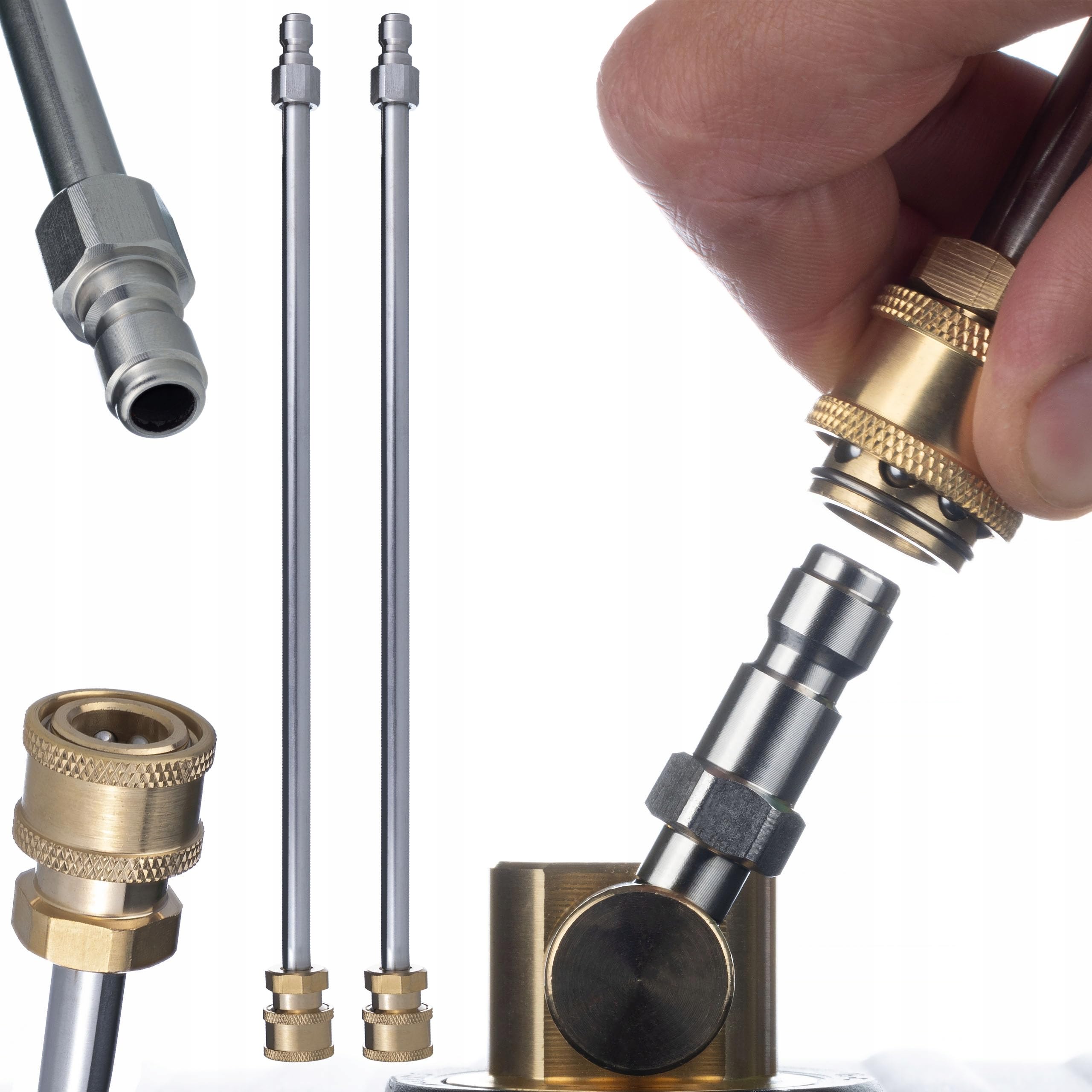 Rosfix T-Racer Set 300bar Adaptador M22 Compatible con Kärcher K2-K7