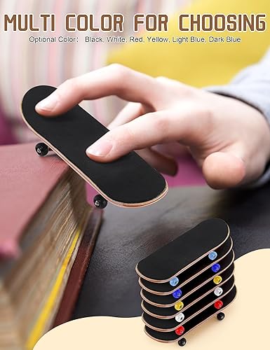 Miniatura 7 de Yosoo Health Gear Patinetas para dedos, tabla de patinaje para dedos, 1 pieza de aleación de madera de arce, monopatines con caja para reducir la