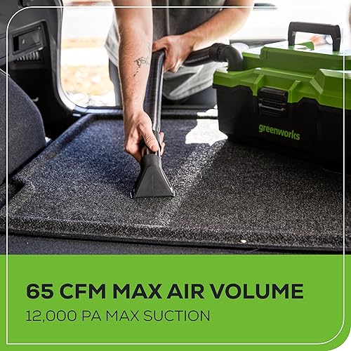 Miniatura 6 de Greenworks Aspiradora inalámbrica de tienda en seco y húmedo, sin escobillas de 24 V (3 galones) + accesorios, solo herramienta