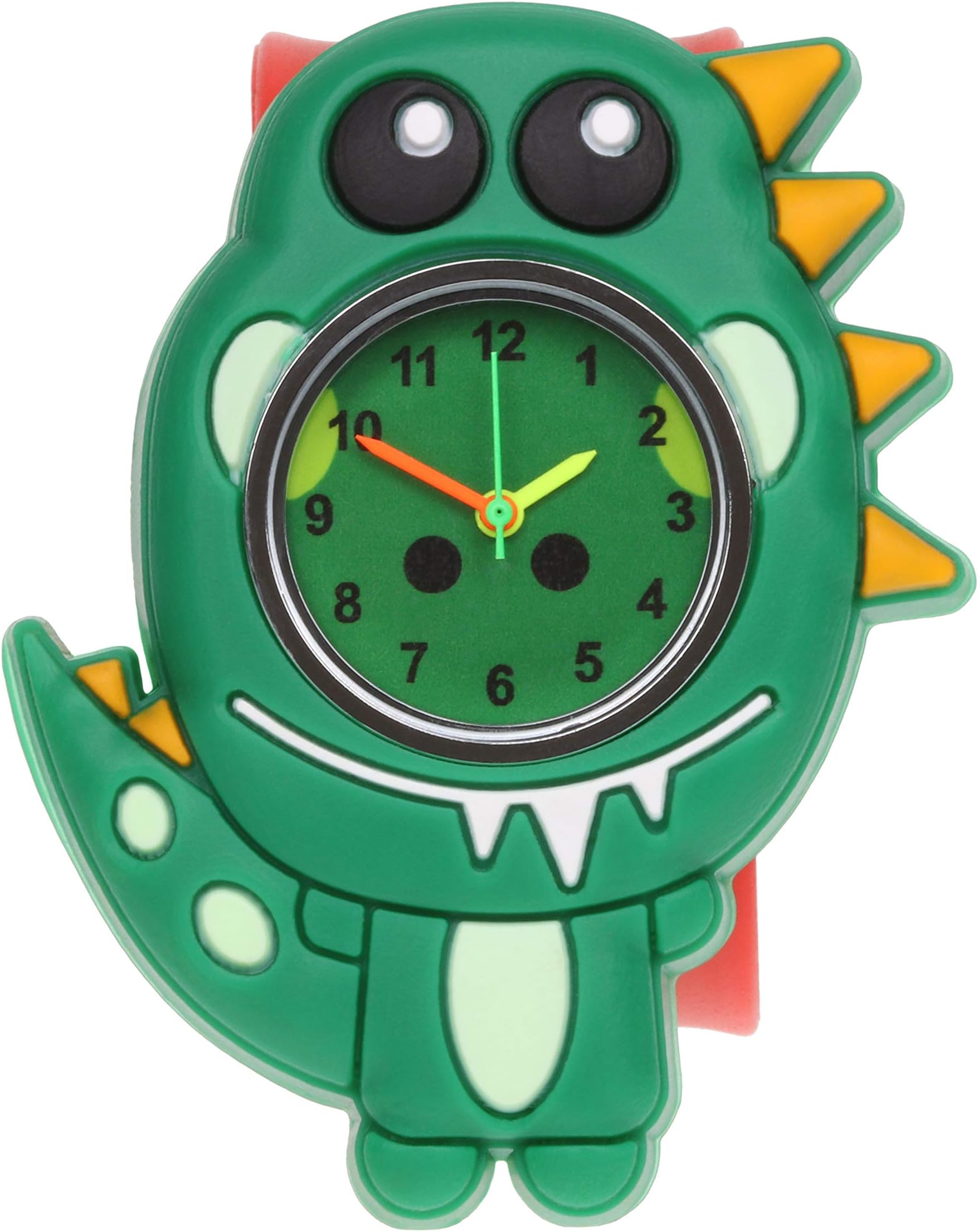 Stands Out, Supplying Outstanding Gifts Wacky Watch Fantasy Design Slapwatch Fast Fit Kids Childrens Silicone Watch Band Learn to Tell The Time Unisex Instant Fit Any Size
