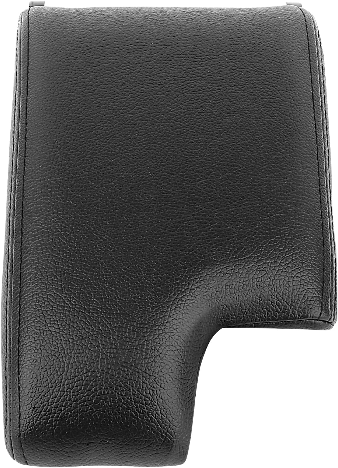 LUJUNTEC Black Center Console Armrest Latch Lid with Skin Cover Fits 1999-2004 E46 3 Series