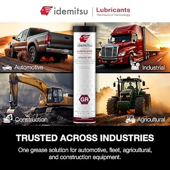 Idemitsu EP2 Red All Purpose Grease NLGI 2 14 oz Cartridge, 2 Pack