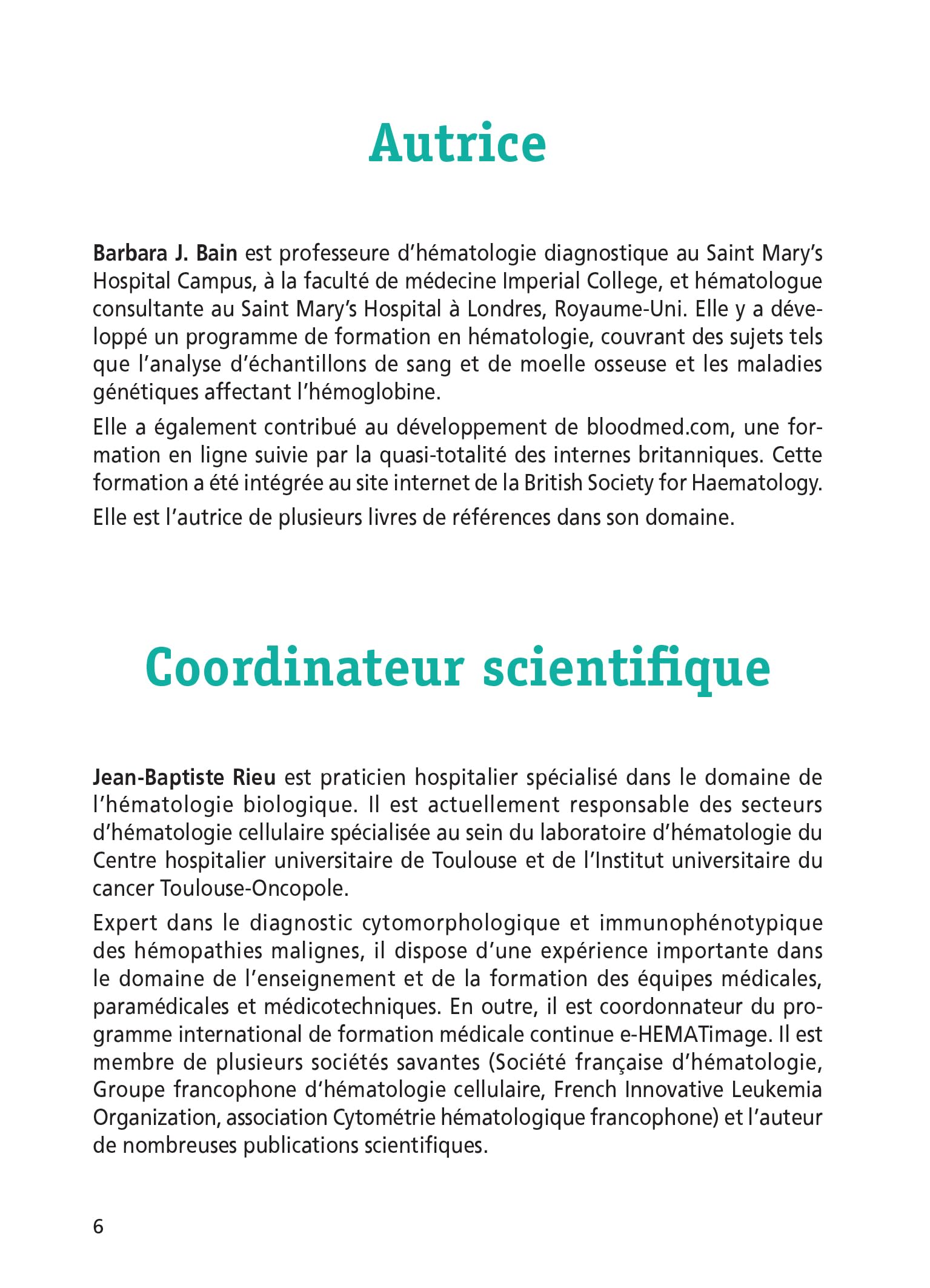 Cytologie sanguine : guide d'initiation et de perfectionnement