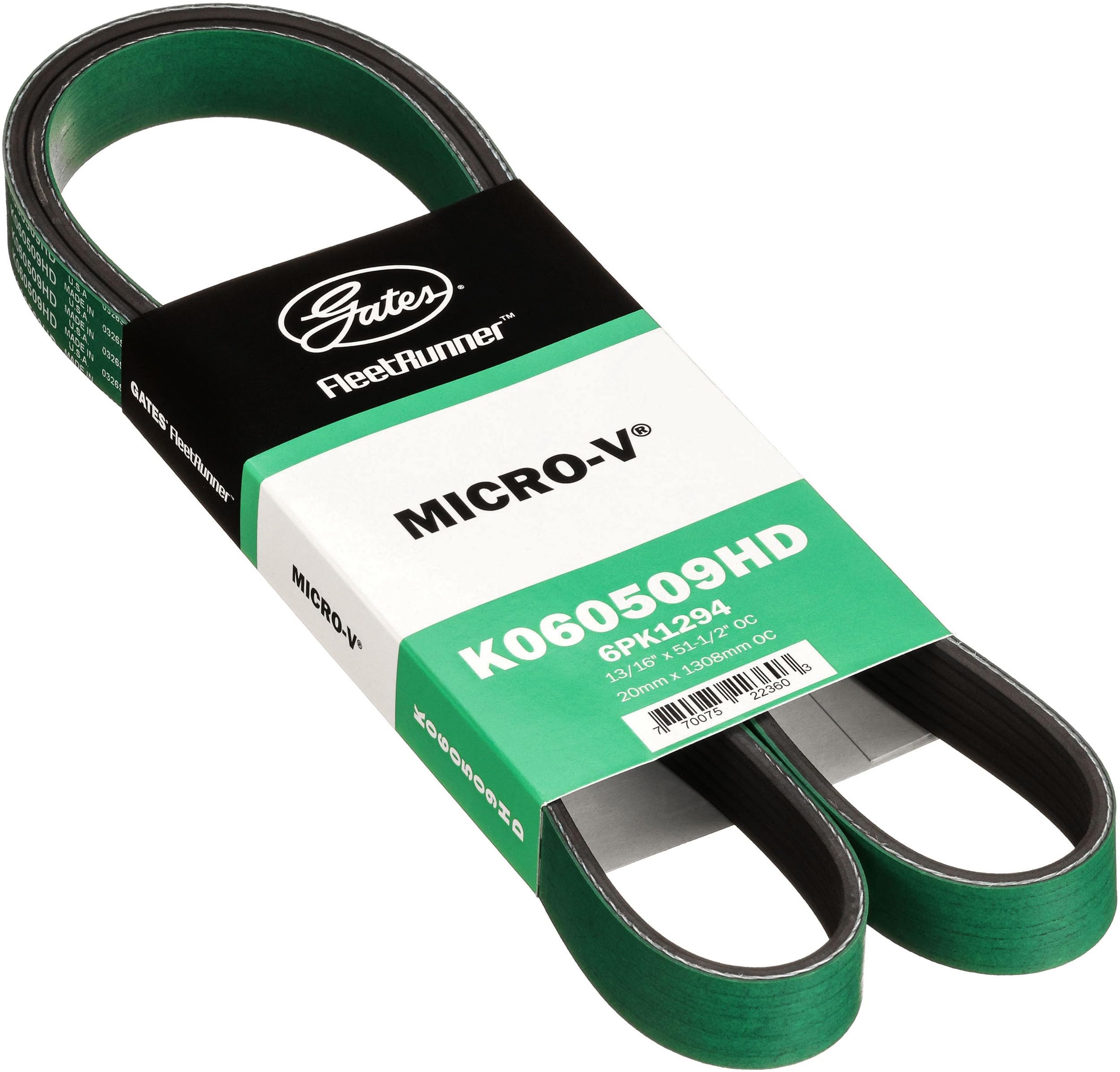 Amazon.com: Gates K060509HD FleetRunner Micro-V Serpentine Drive