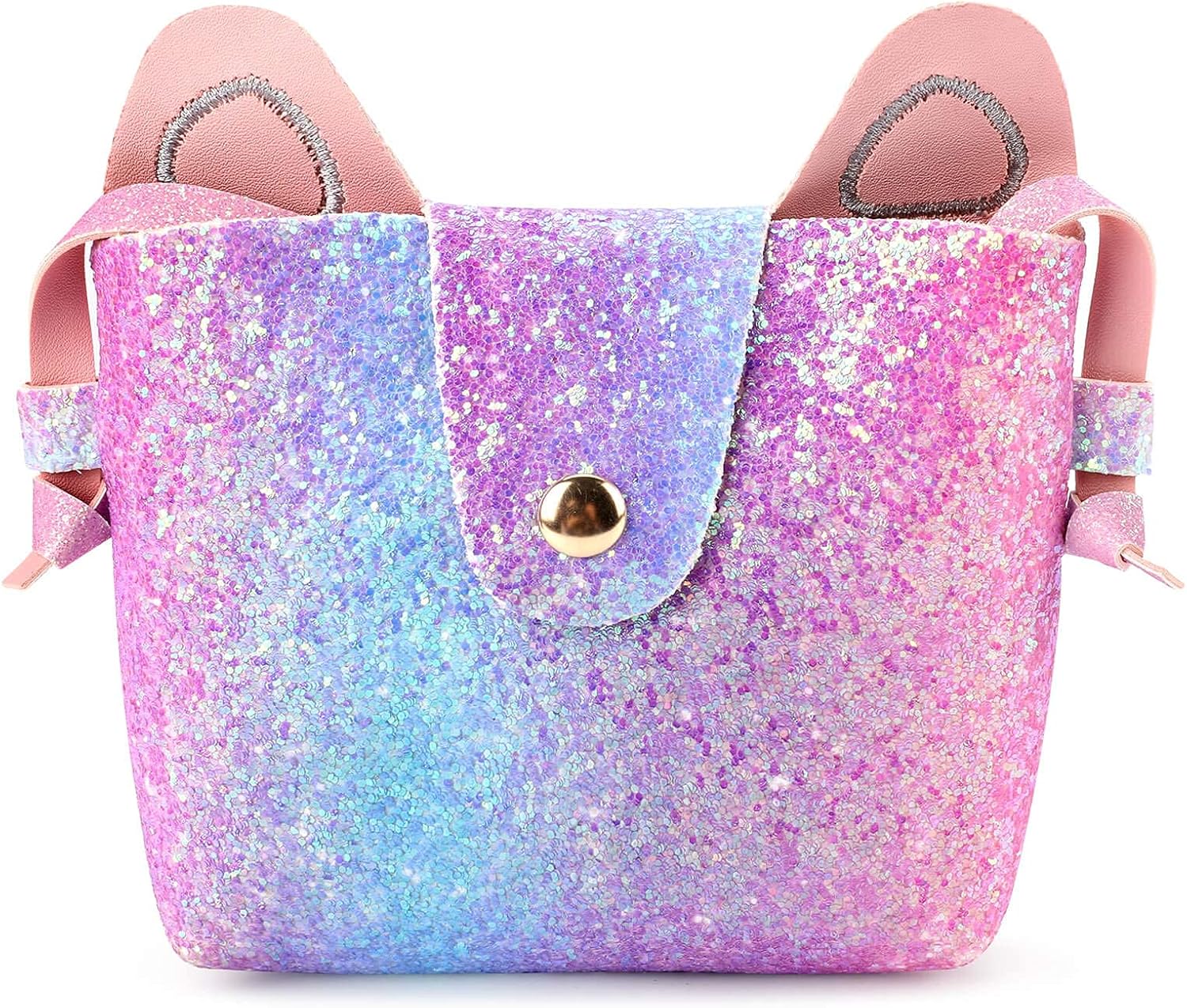 mibasies Kids Cat Purse for Little Girls Toddlers Wallet Crossbody Bag - Image 6