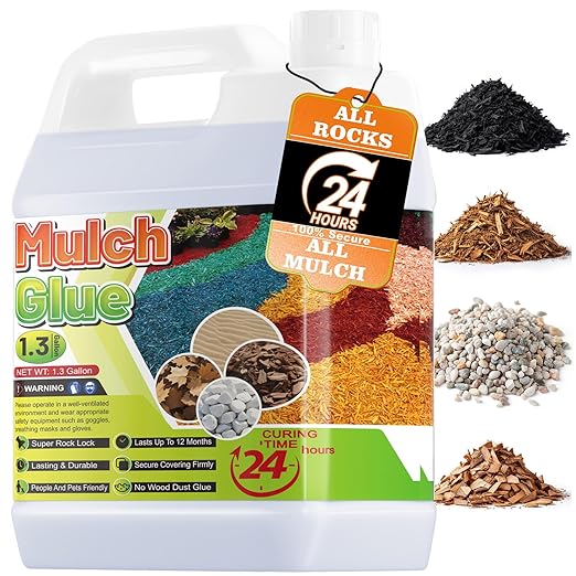 ERCorArt Landscape Mulch Glue - Durable Pet-Safe Adhesive