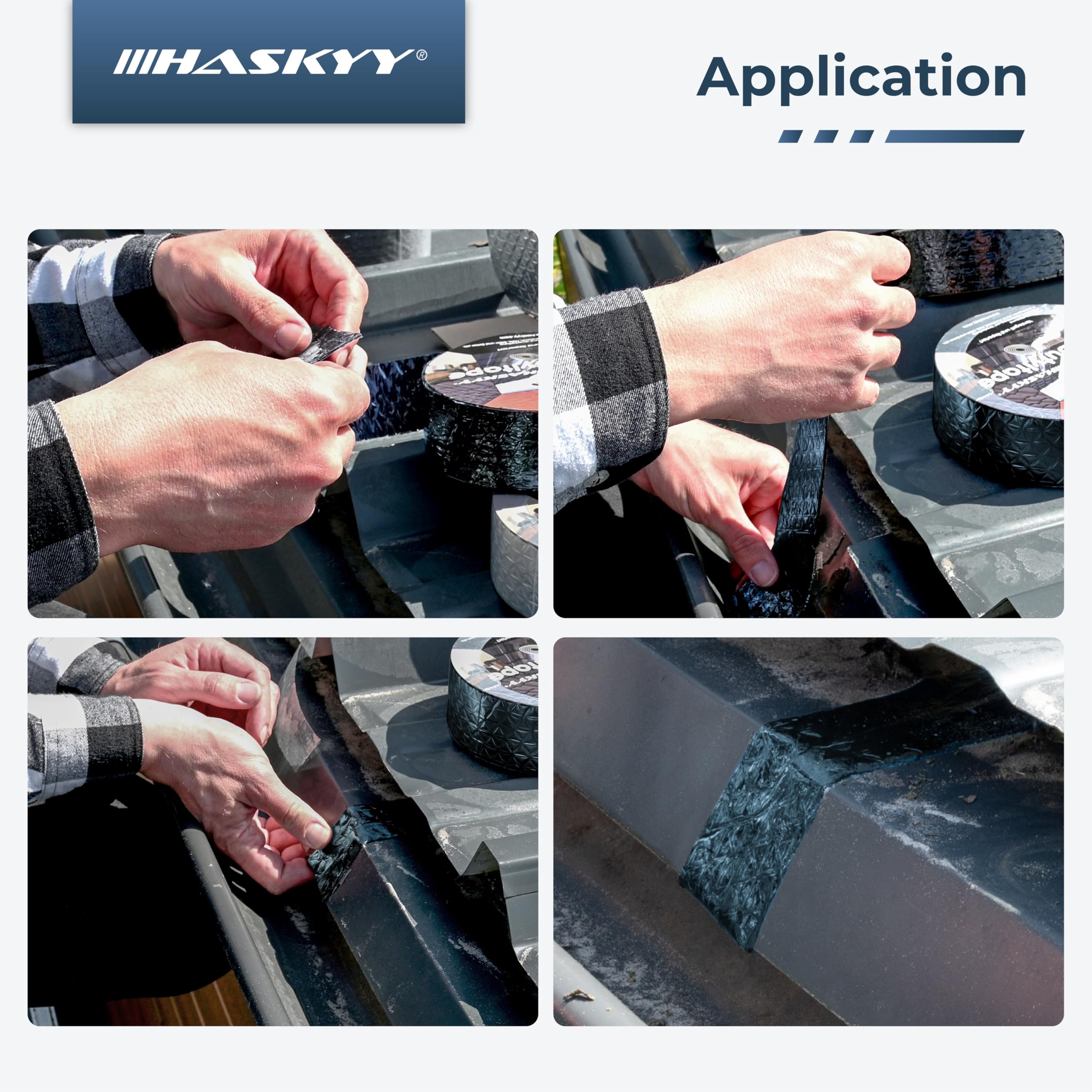 Nastro Butilico Impermeabile In Alluminio - 2 Rotoli Da 5m X 5cm Per Riparazioni