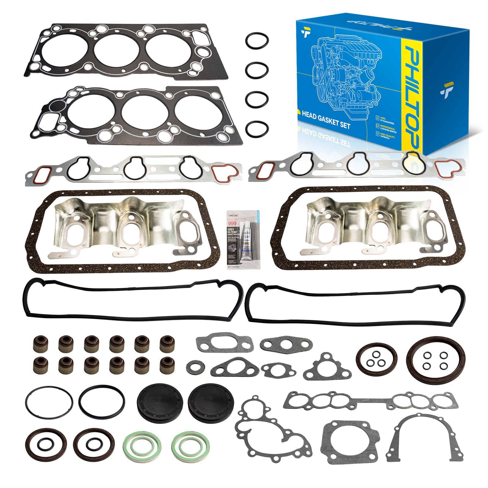 PHILTOP Head Gasket Kit for Toyota 4Runner Pickup T100