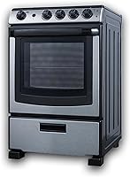 Vista 1 de Summit REX2451SSRT - Horno eléctrico liso de 24 pulgadas, horno grande de 2.9 pies cúbicos, ADA Complaint, acero inoxidable