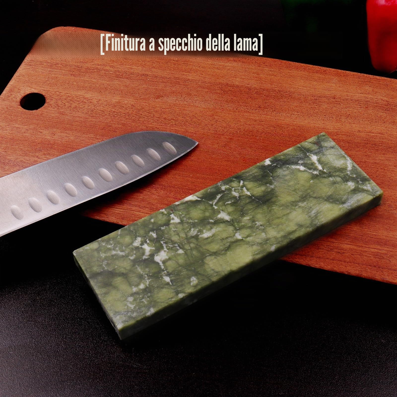 10000# Sharpening Stone,Ultra Fine Polishing Mirror Edge Stone Natural Green Hard Sharpener Whetstone for Knives Tools,Cutting Tools (5.9x1.97x0.39Inch)