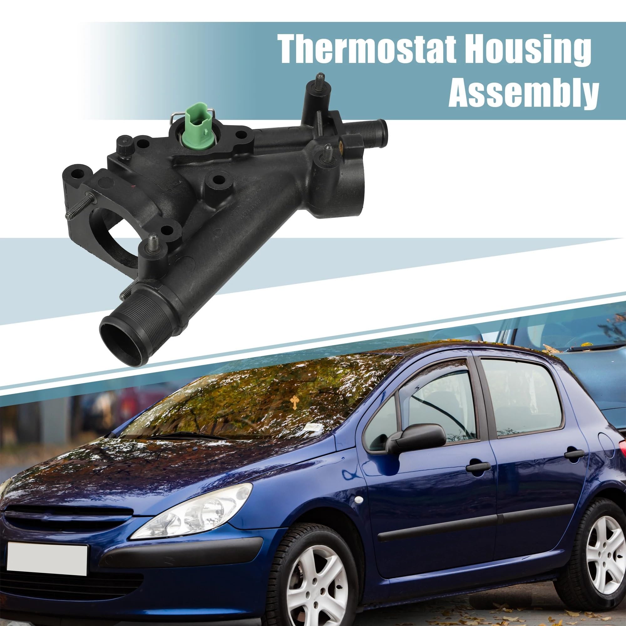 Termostat płynu chłodzącego silnika Do Peugeot 307 2005-2008