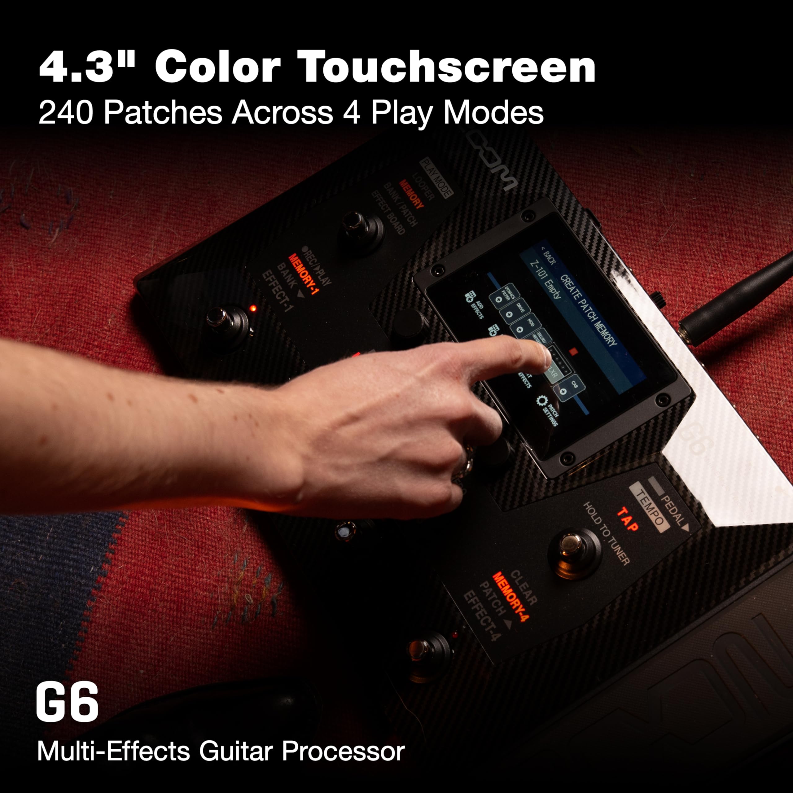 Amazon.com: Zoom G6 Guitar Multi-Effects Processor with Expression
