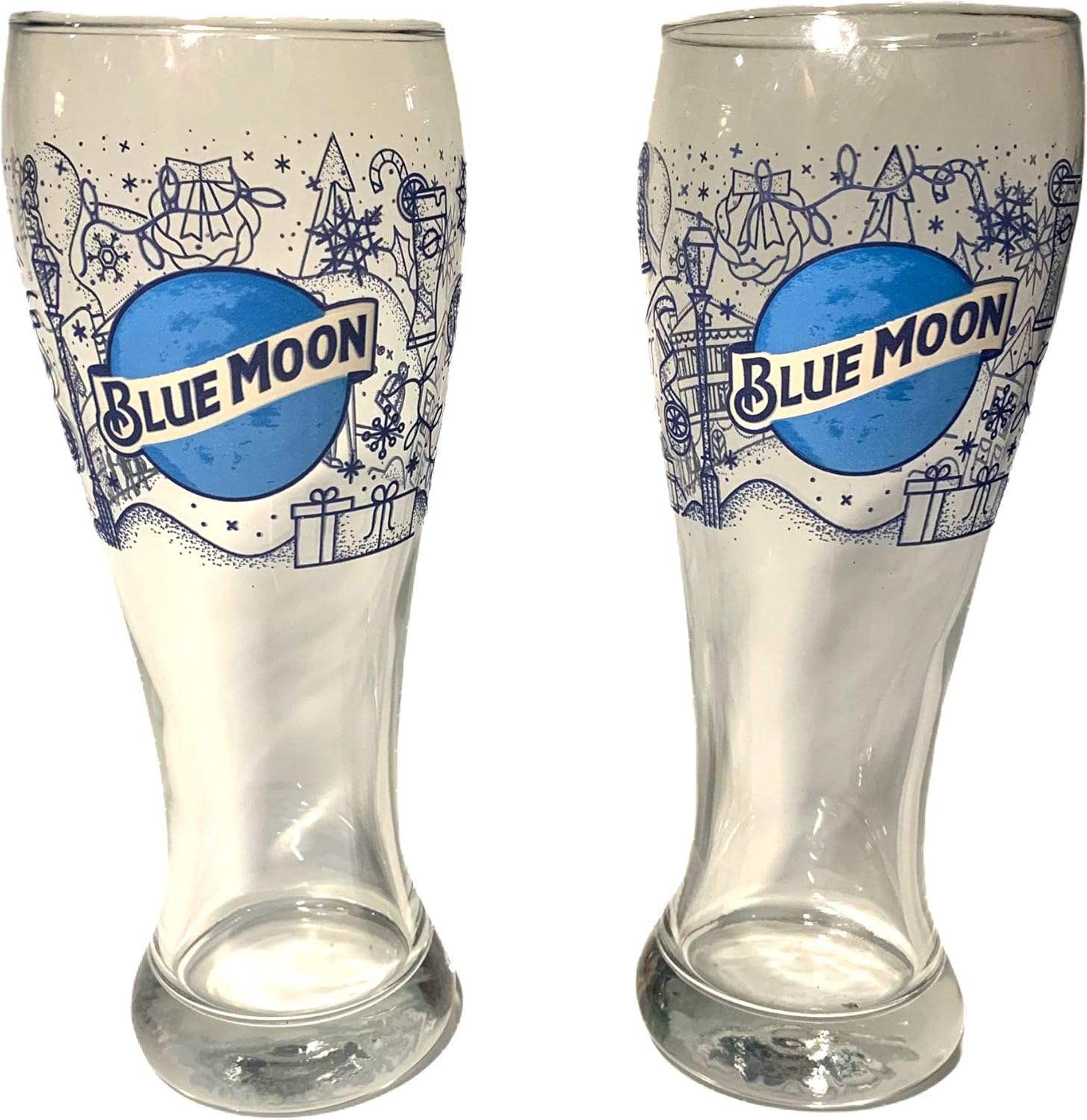 Blue moon drinking glasses Clearance