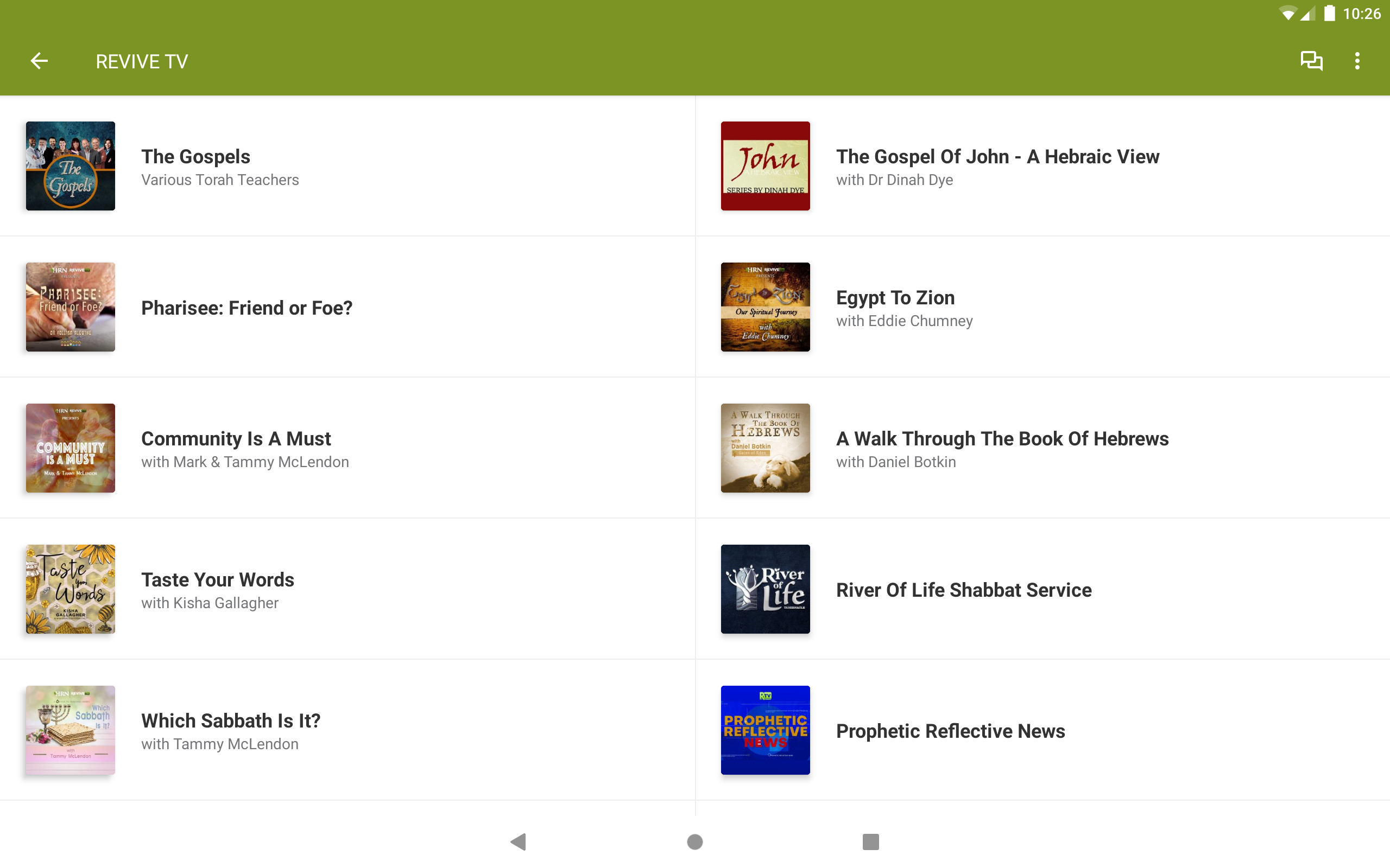 Revive TV App on Amazon Appstore