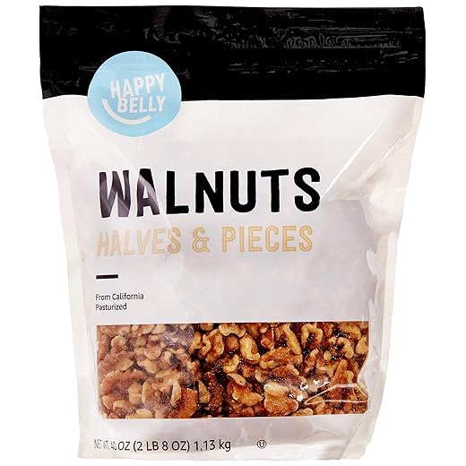 Happy Belly California Walnut Halves & Pieces 40oz