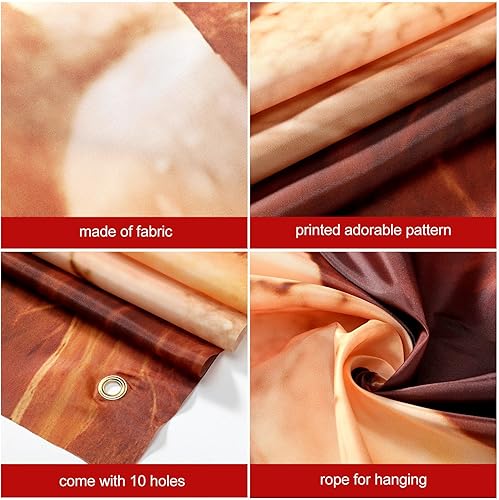 Miniatura 12 de Wesiti Cubierta de Navidad para puerta de garaje, 6 x 13 pies, cartel religioso de Jesús Feliz Navidad para puerta de garaje, telón de fondo