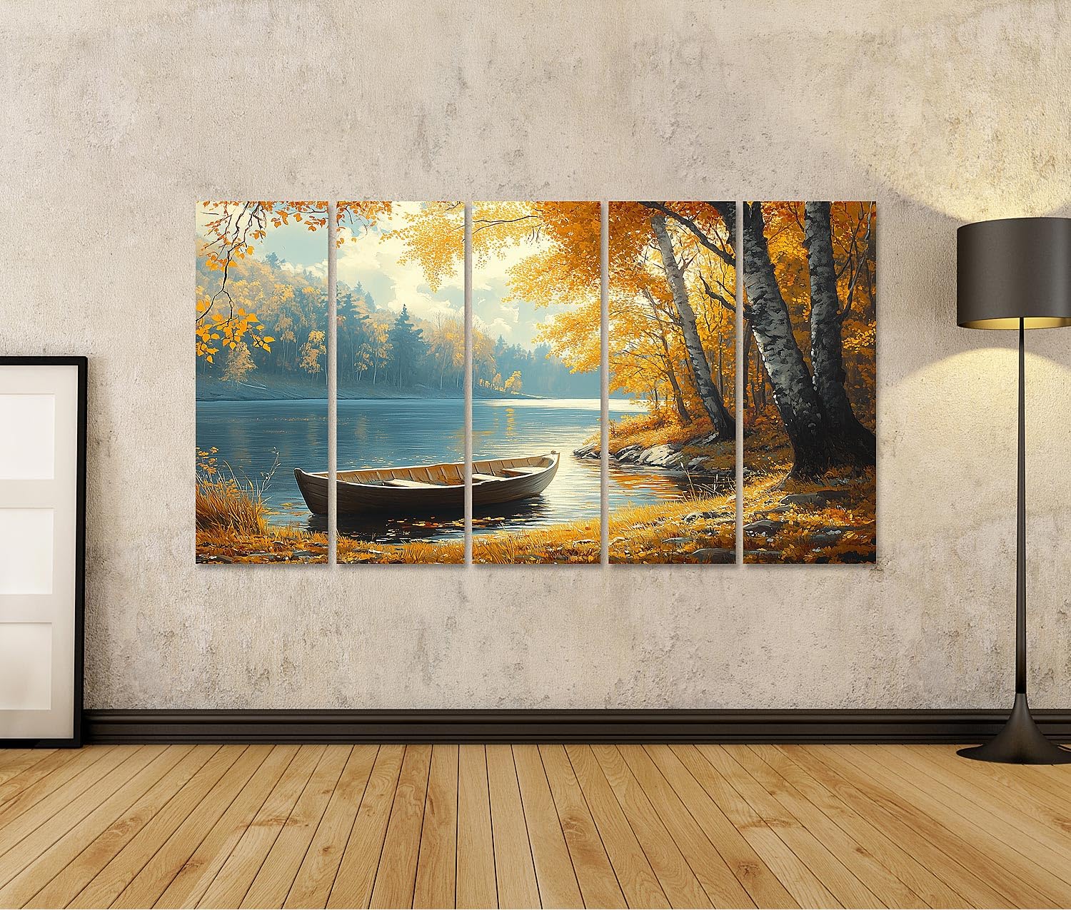 islandburner Primer cuadro sobre lienzo luz del sol en una habitación tranquila con plantas imágenes murales carteles
