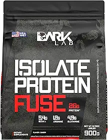Isolate Protein Fuse Dark Lab, 900g, Baunilha, Suporte Muscular