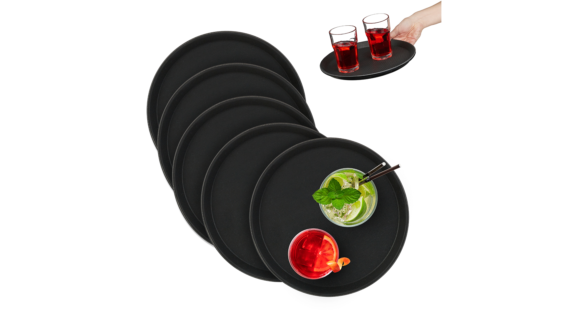 PLATEAU DE SERVICE En Plastique Blanc Plateau De Service Rectangulaire