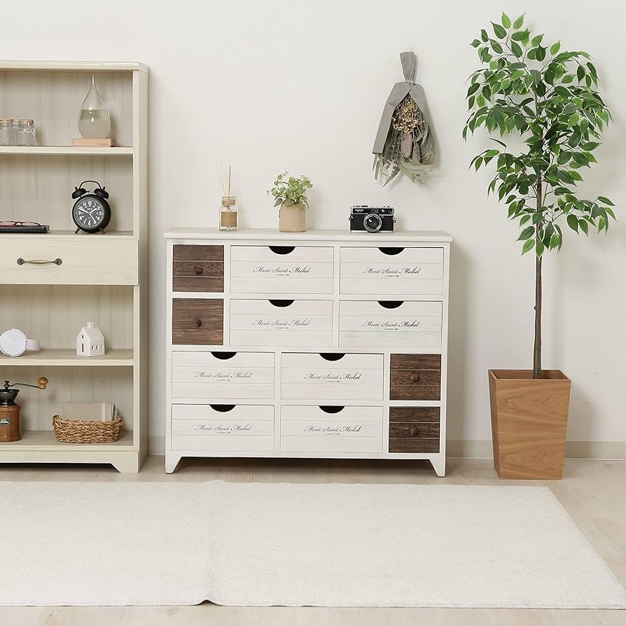 SALVA/アンティーク調　チェスト 38048 アンティークチェスト 4段 ミッシェル2 不二貿易 高さ