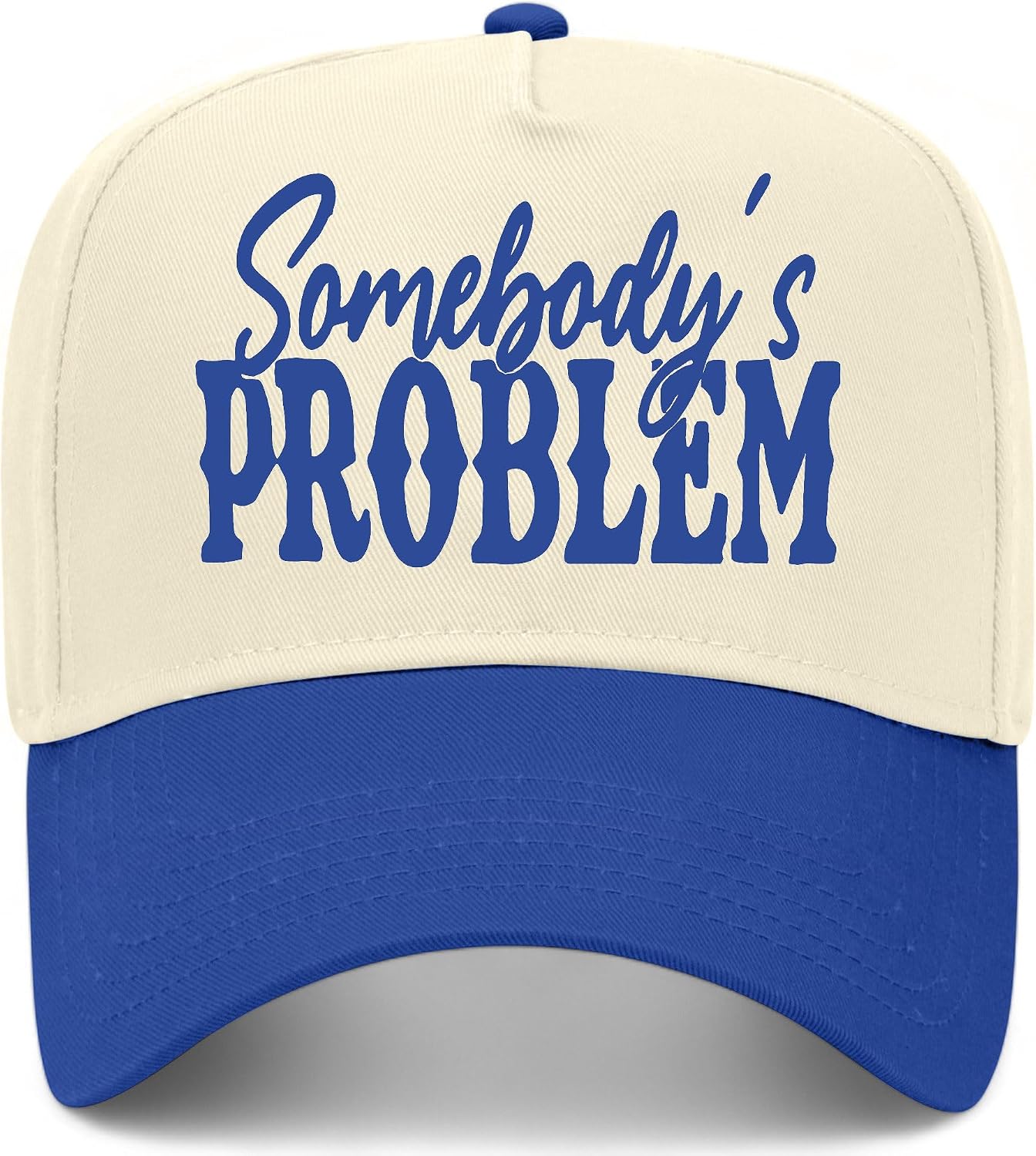 BROTHER TRUCKERS Somebody's Problem Cursive Hat