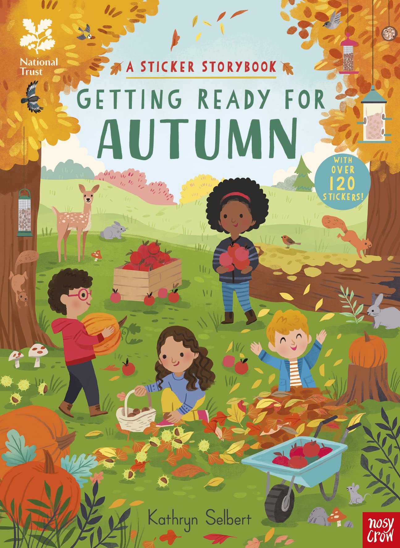 National Trust: Getting Ready for Autumn, A Sticker Storybook (National Trust Sticker Storybooks)