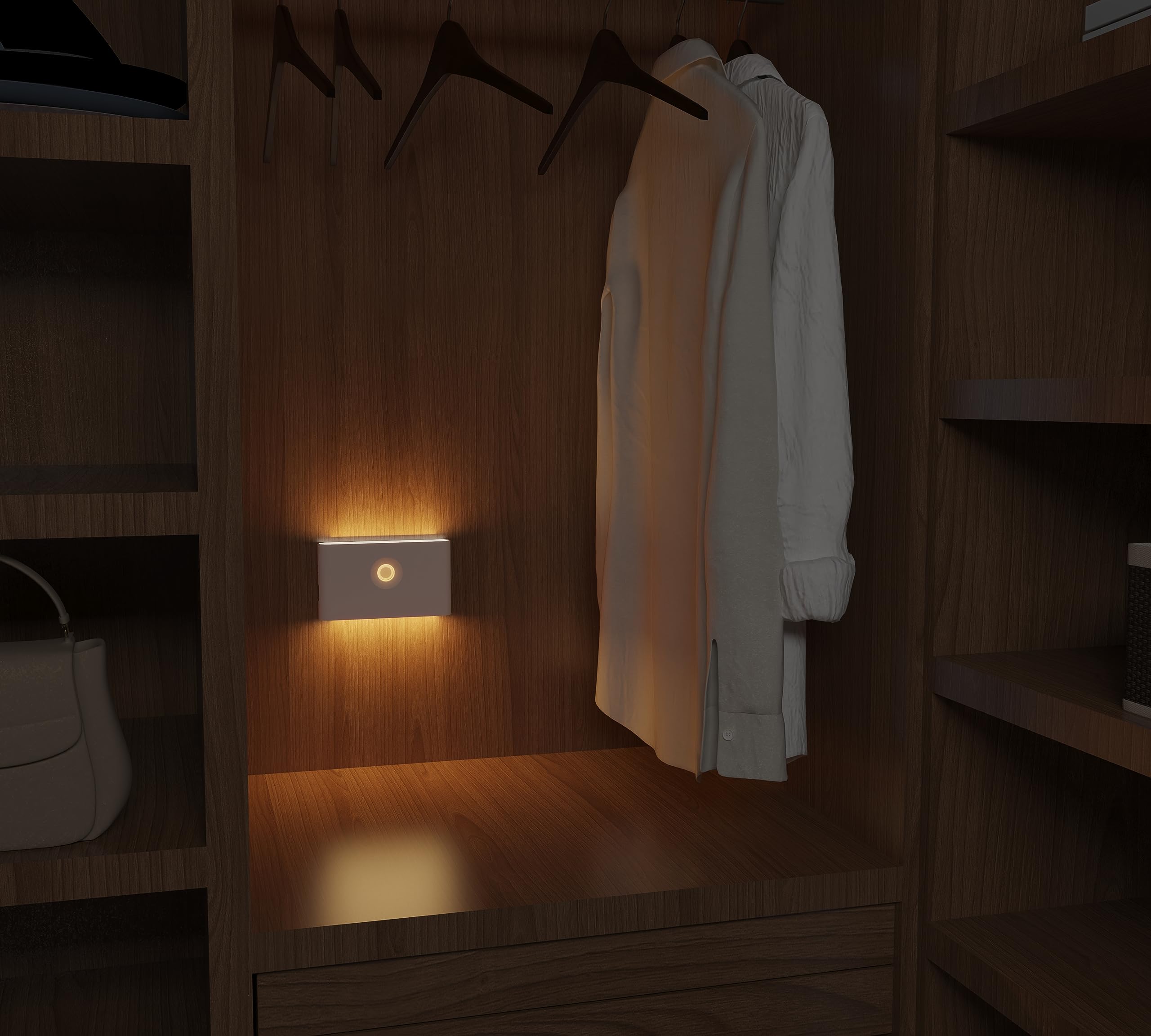 Lampada da notte a LED con sensore di movimento wireless, luci per corridoio, armadio, scale, per camera da letto acquista in modo economico - spedizione gratuita, recensioni reali con foto