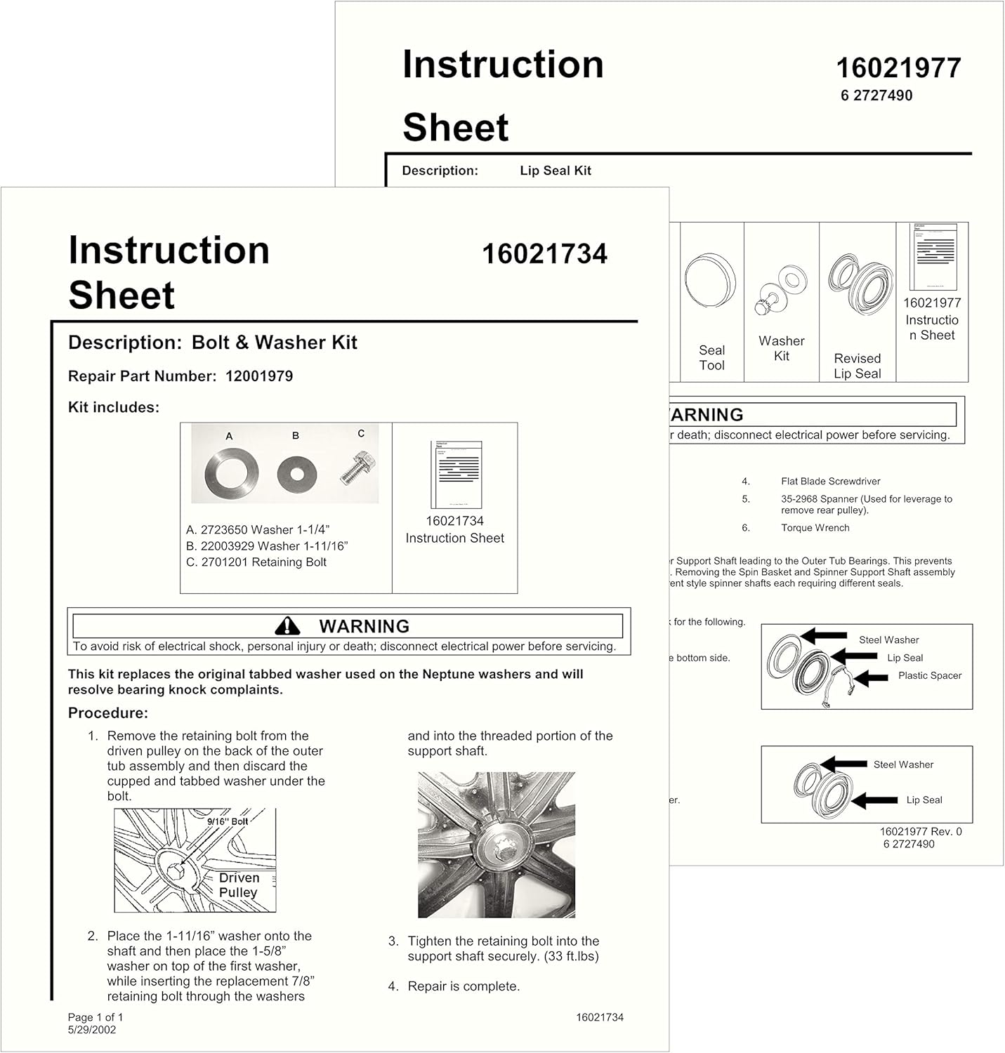 Whirlpool Dryer Door Switch W10169313 62872 Speed Queen Maytag