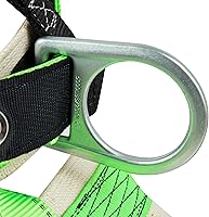 Vista 3 de 15-507 Sillines Arborist de algodón, sillín de posicionamiento de trabajo pesado con 4 anillos en D (S)