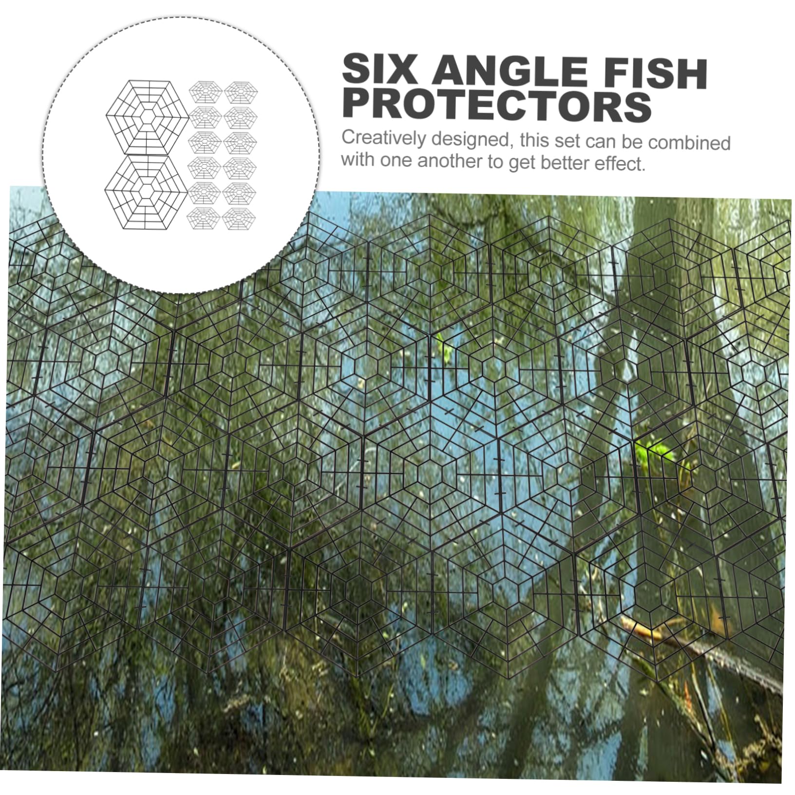 TOYANDONA 30piezas Redes De Plástico para Estanques Protectores De Peces Protectora Duradera y Resistente