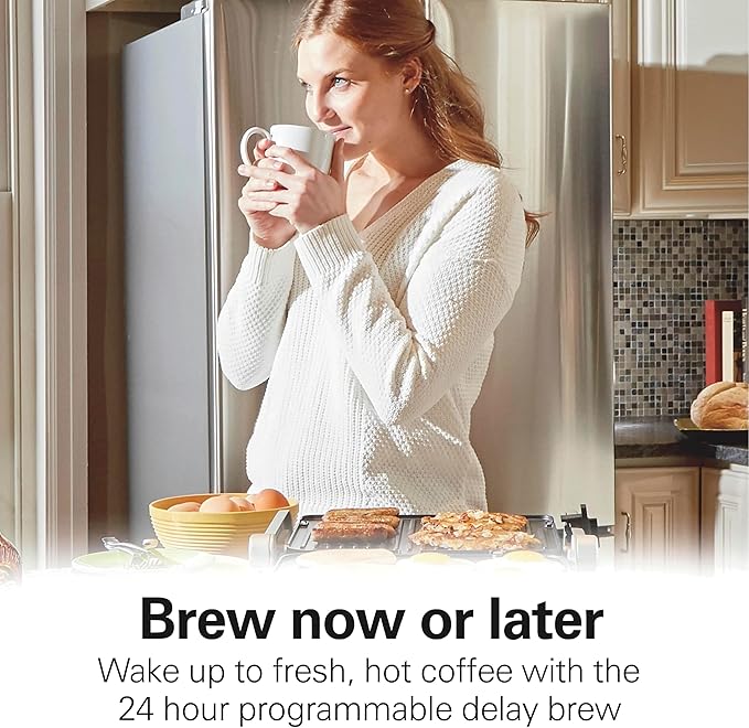 Cafetera de Goteo Programable para Café Caliente y Frío, 12 Tazas miniatura 5