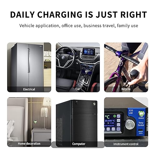 Miniatura 5 de YACSEJAO Interruptor de chasis de 0.472in, botón de metal para anfitrión de computadora, cable de interruptor de metal azul LED botón de encendido