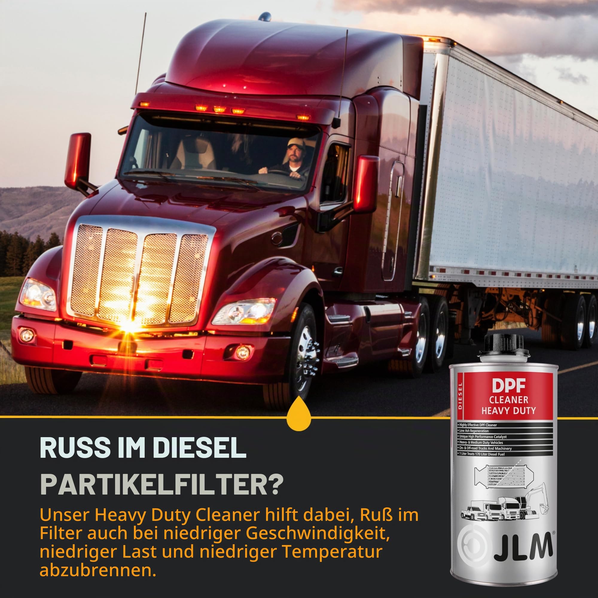 JLM Diesel DPF Reiniger LKW & Transporter 1L