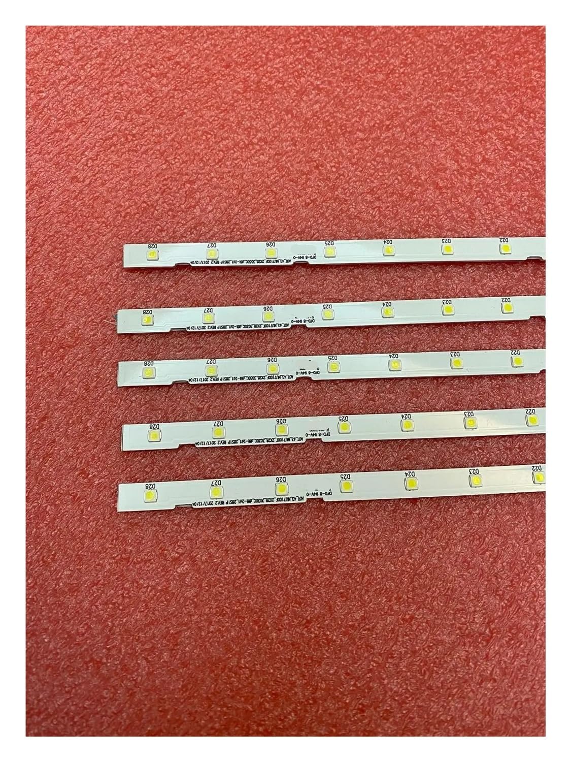 Striscia di retroilluminazione a LED compatibile con TV della serie UE43(4PCS FOR 2 TV)