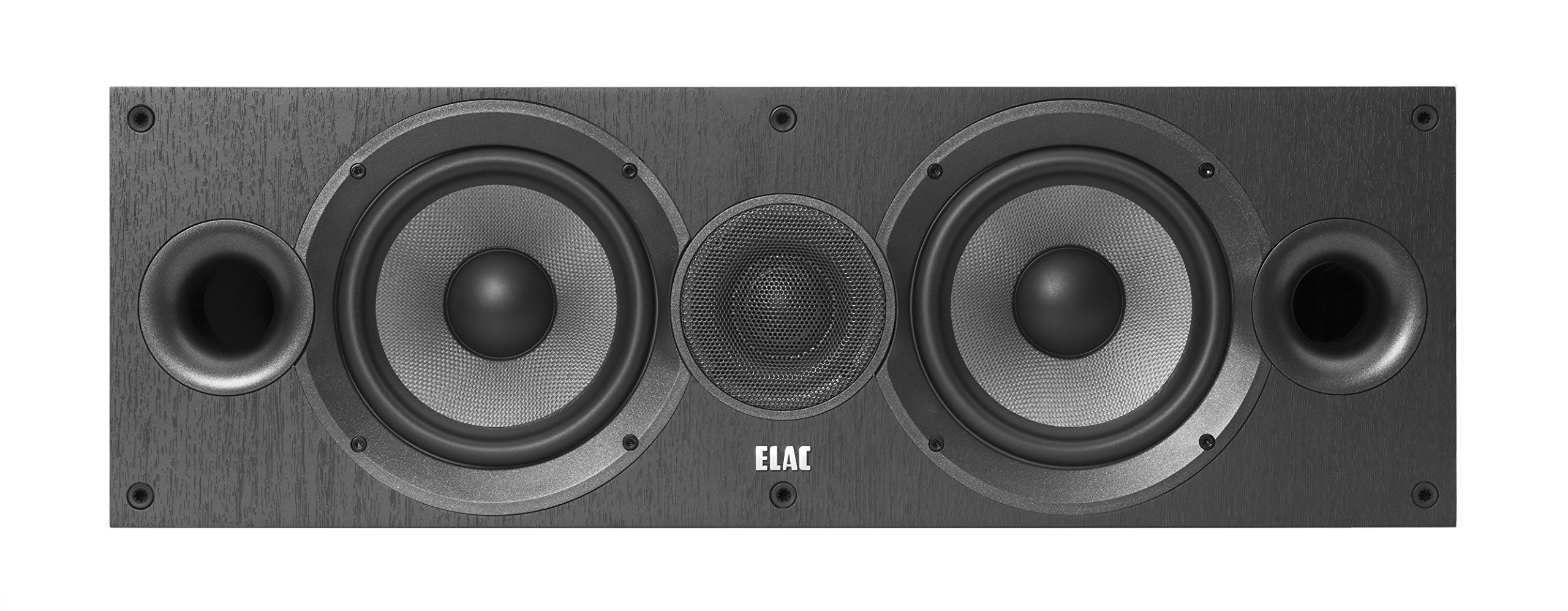 ELAC Debut 2.0 Haut-Parleur Central C6.2, Enceinte pour la Lecture de Musique sur chaîne Hi-FI, système de Son Surround 5.1, Son Excellent et Design de qualité, Haut-Parleur 2 Voies